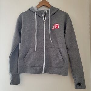 Albion Utah Alta Zip Up Hoodie, Heather Grey, Size M